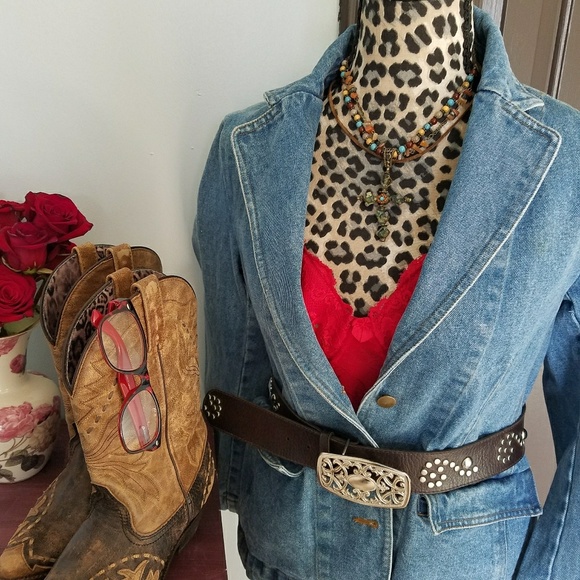 Fuda Jackets & Blazers - Fuda blue jean jacket